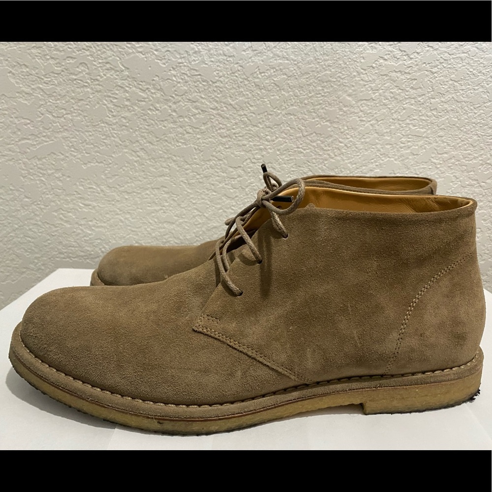 Men’s Vince Scott Chukka Boot Gray/Tan size 10.5
